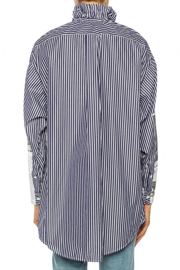 newspaper shirt balenciaga